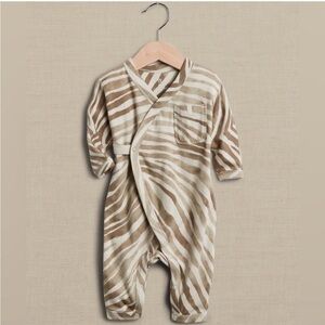 Banana Republic Baby Kimono Wrap Romper - 0-3M
